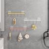 Punch-Free Kitchen Hook Organizer