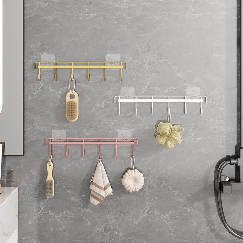 Punch-Free Kitchen Hook Organizer