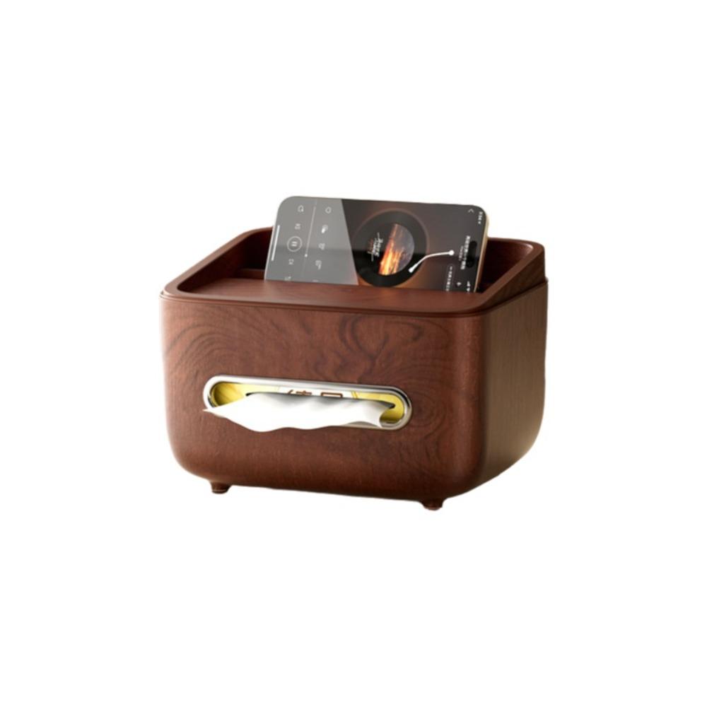 Partition Storage Multifunctional Tissue Box Dustproof Desktop Organizer Remote Control