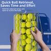 Stainless Steel Rolling Ball Picker Telescopic Tennis Balls Collector  Professional Use