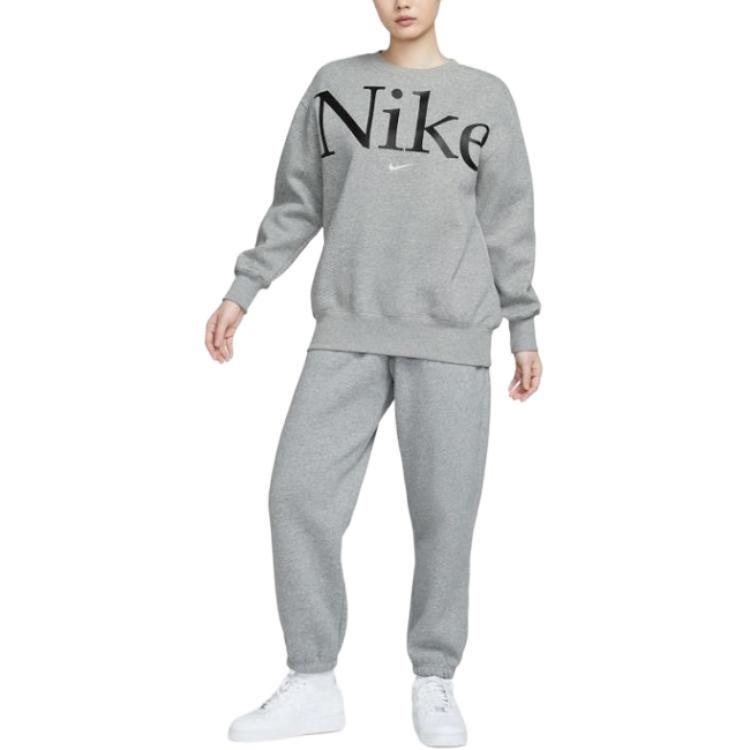 Nike Oversize'owe Spodnie Dresowe z Wysokim Stanem FZ5997-063