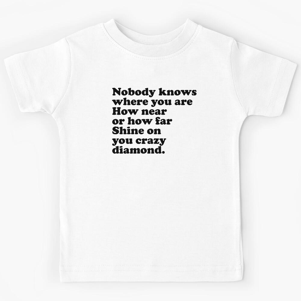 How near or how far (black) Kids T-Shirt 140
