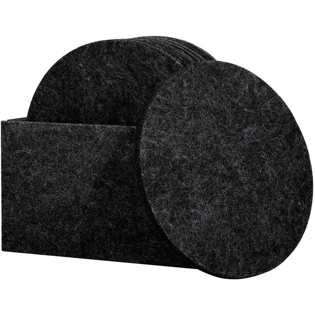 Drink Coasters 10-Piece Set, Non-Slip Heat-Resistant Washable Placemats, Glass and Cup Coasters