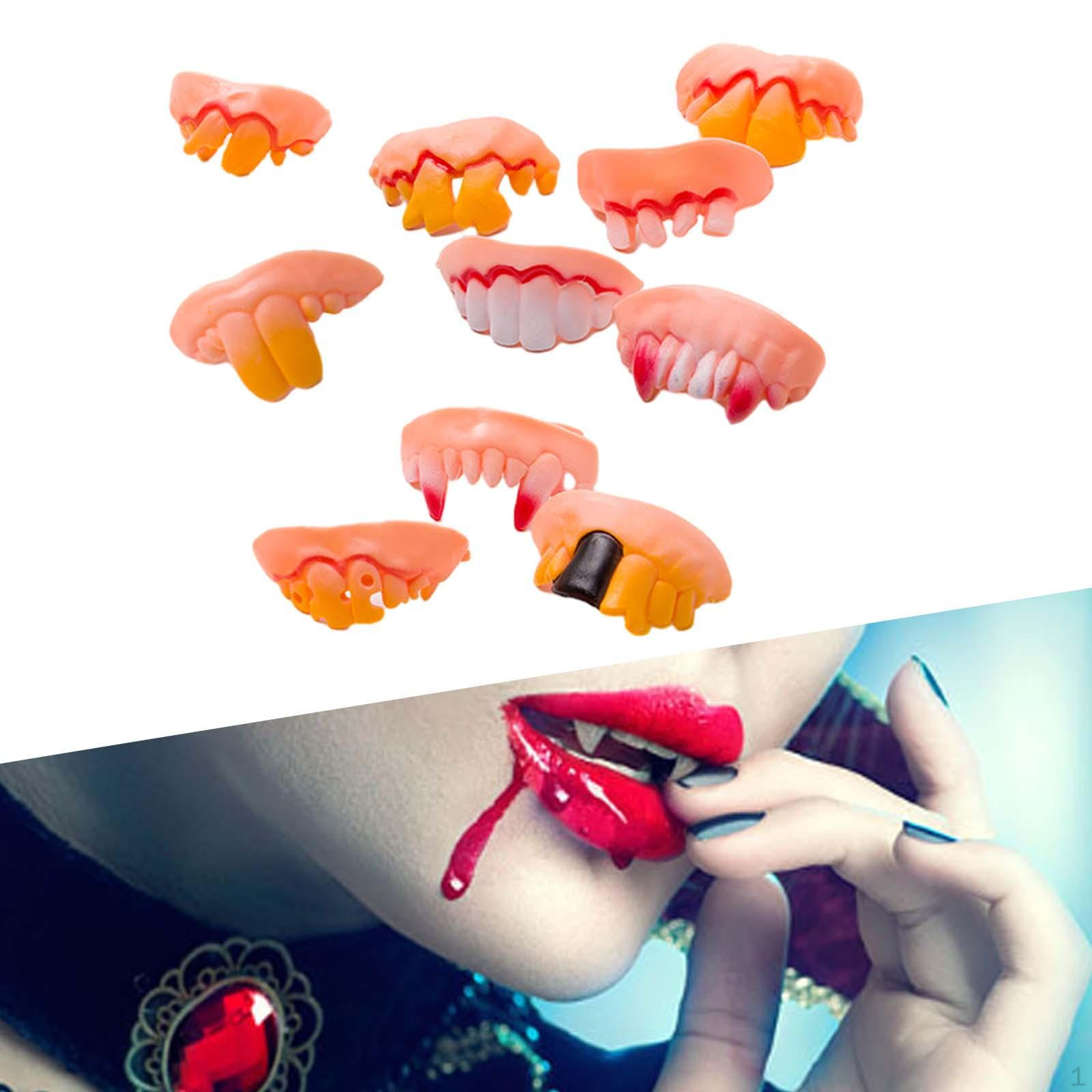 

Хэллоуин Поддельные Зубы Взрослых Забавное Украшение для Партии Маскарад Необычные Платья