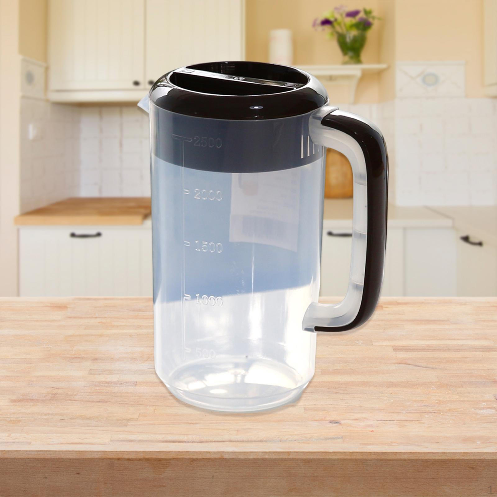 

Кувшин с ручкой кувшина для воды с носиком крышки для домашнего холодильника-ресторана коричневый