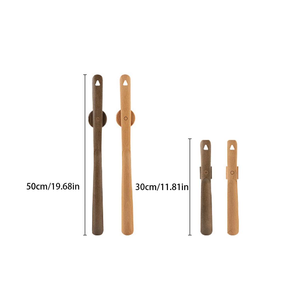 Wood Magnetic Shoe Horn Convenient Shoe Pull Preserves Shoe Shape Suitable For All Footwear Shoehorn