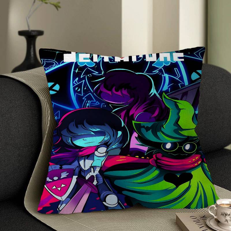D-Deltarune Anime Pillow Cover For Bedroom Room And Living Room Sofa Decorative Cushion Cover