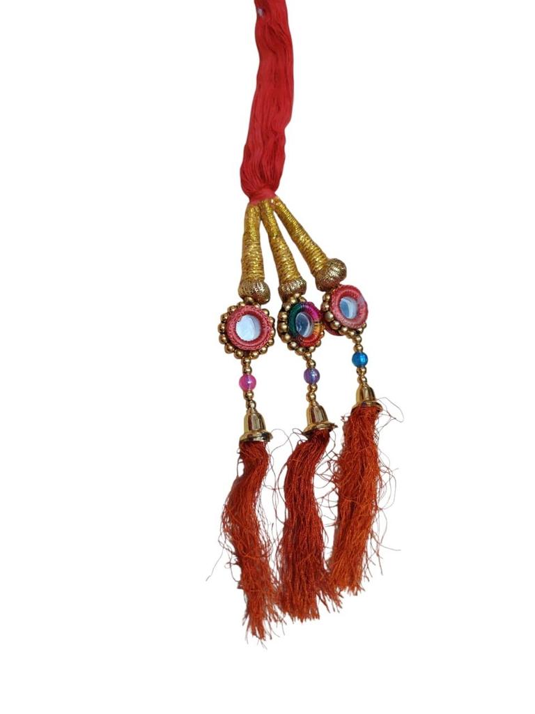 @ Hair Tasseled Choti Paranda Red Color For Women 35Gm Zr-6061-60%Off