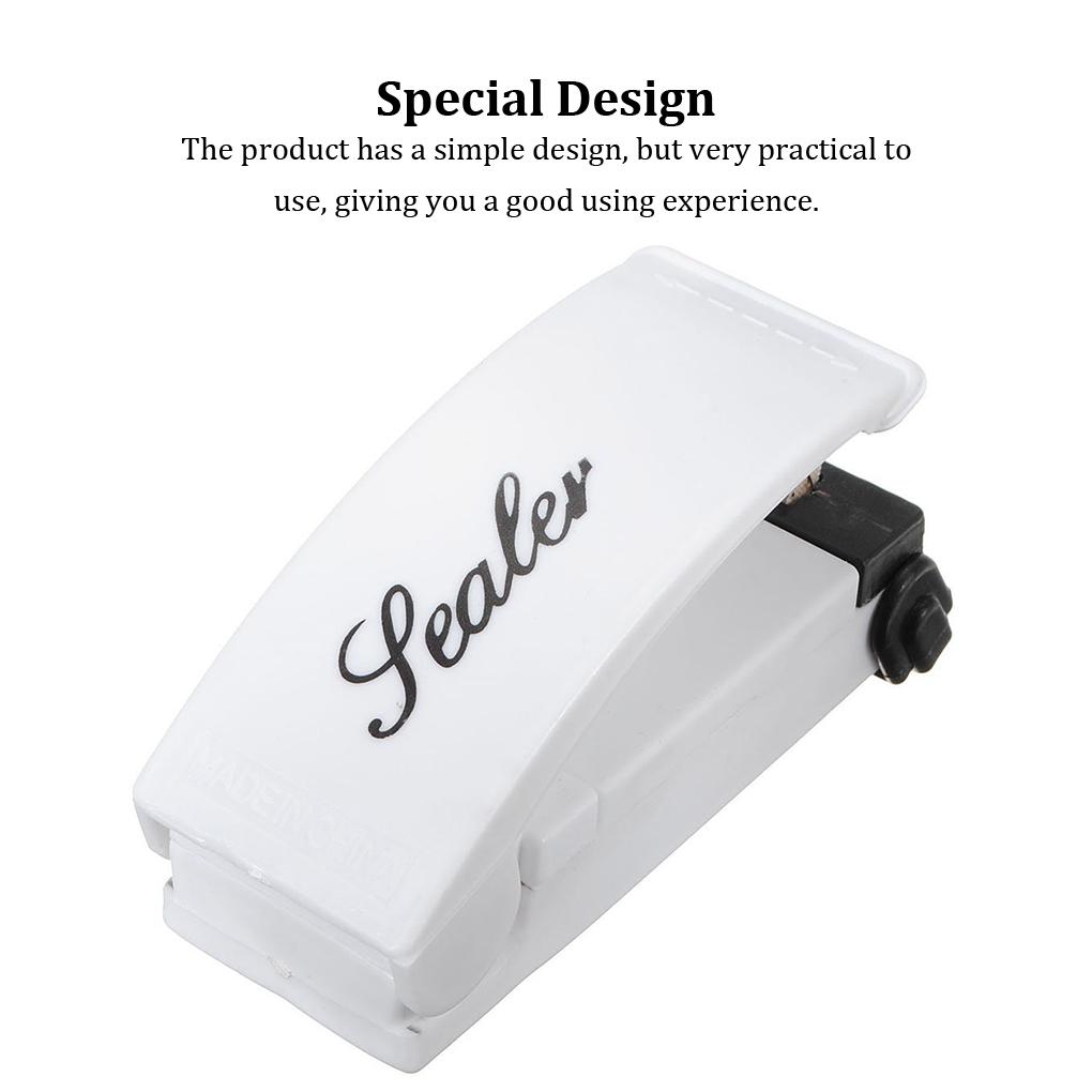 Snack Sealing Clip Hand Pressure Rechargeable Bag Sealer High-performance Kitchen Accessory Household Shop Party Food Machine