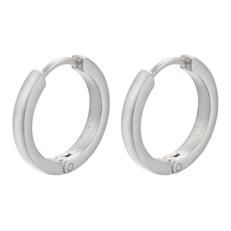 Stainless Steel Earrings Geometric Shapes Triangle/Heart/Rectangle Fade-Resistant Hypoallergenic Nickel-Free Jewelry Earrings