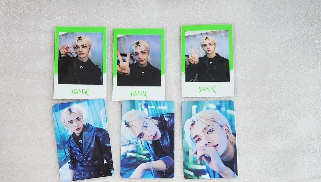 

[USED] straykids Hyunjin MANIAC Korean Trading Card Set