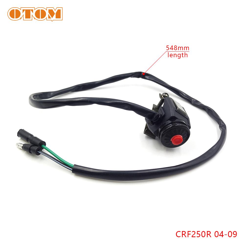 For HONDA CRF250X CRF250R CRF450R CRF 250 450 Motorcycle Engine Kill Switch Flameout Ignition Button Handlebar Stop On/Off