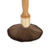 Ergonomic Handle Broken Hair Brush Beech Wood Barber Neck Duster Wooden Neck Duster  Barber Use