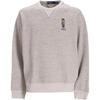 Polo Printed Crew Neck Long Sleeve Sweatshirt Men Sweatshirt Gray White 710951803-001