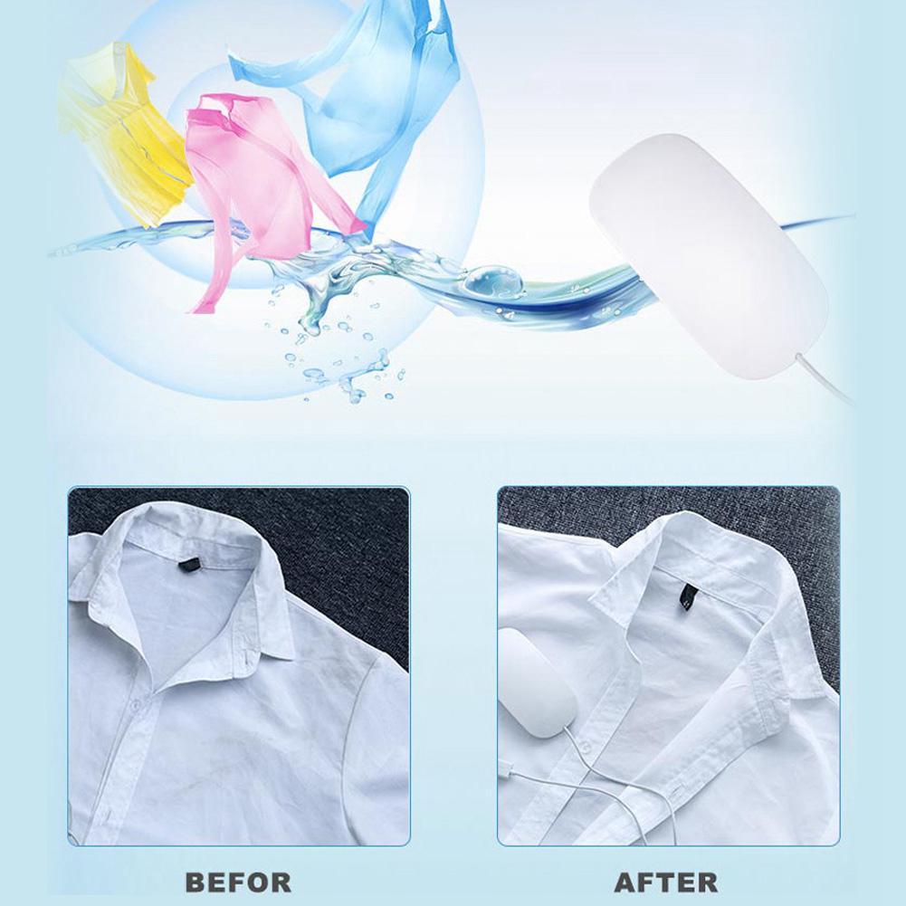 Household Mini Portable Ultrasonic Vibration Laundry Washer Vegetables Fruits Washing Machine