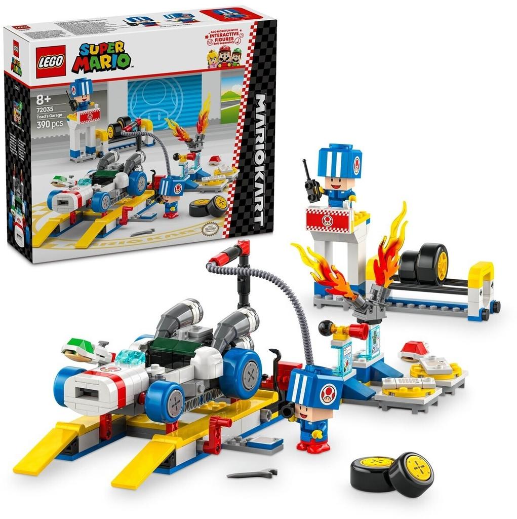 LEGO конструктор Super Mario – Mario Kart – Мастерская Тоада (72035)
