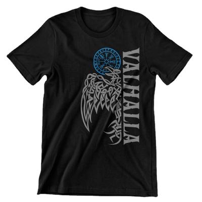 Odin Raven Nordic Vi Kings Vegvisir Compass Rune T Shirt. New 100% Cotton Short Sleeve O-Neck Casual T-shirts Size S-3XL