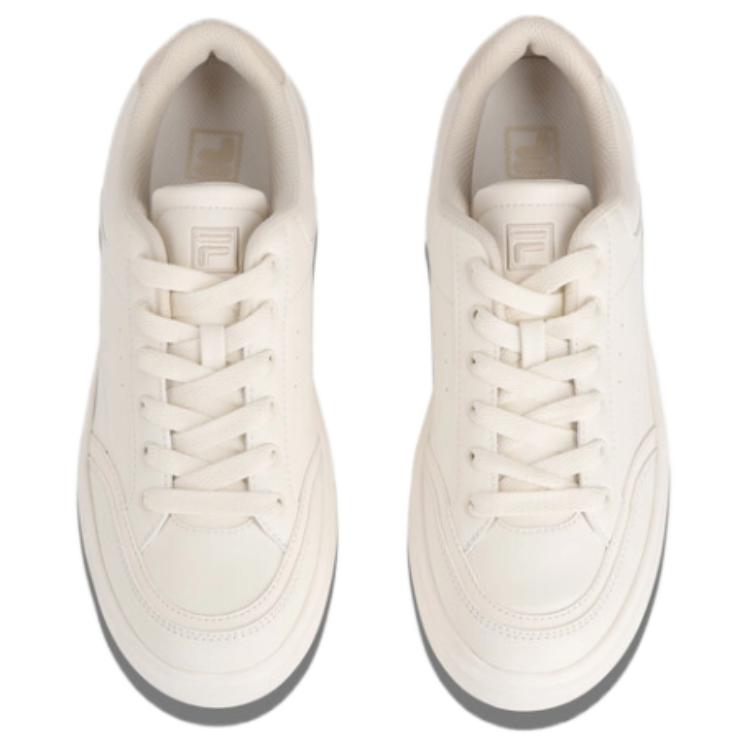 FILA Funky Tennis 1998 Synthetic Leather Comfortable Versatile Low-Top Tennis Shoes Unisex sneaker Beige FS261TN03X002101