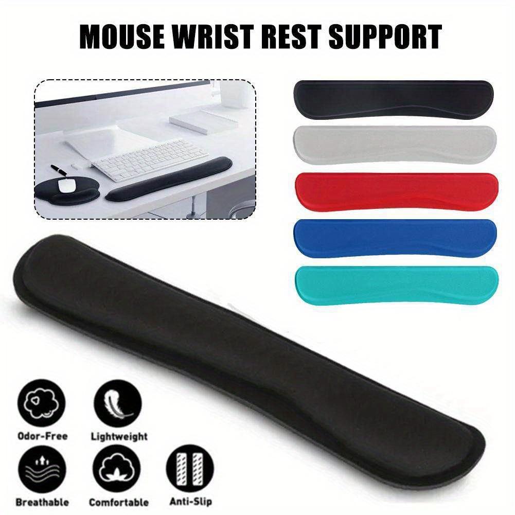 Keyboard Wrist Rest Pad Mouse Pad Memory Foam Superfine Fibre for Computer Gaming Keyboard Raised Platform Hands