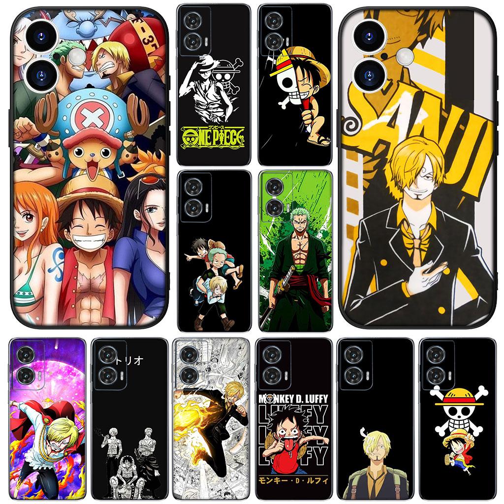Luffy One Pieces Roronoa Zoro Sanji Cover for Motorola Moto Edge 70 60 Fusion NEO Pro G Stylus G56 G96 G52 G04 G05 G85 G84 Case