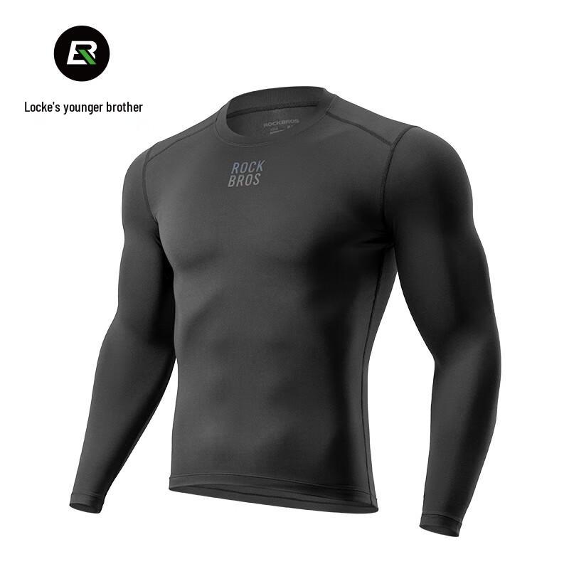 ROCKBROS Men s Fleece Cycling Base Layer Top XL/2XL