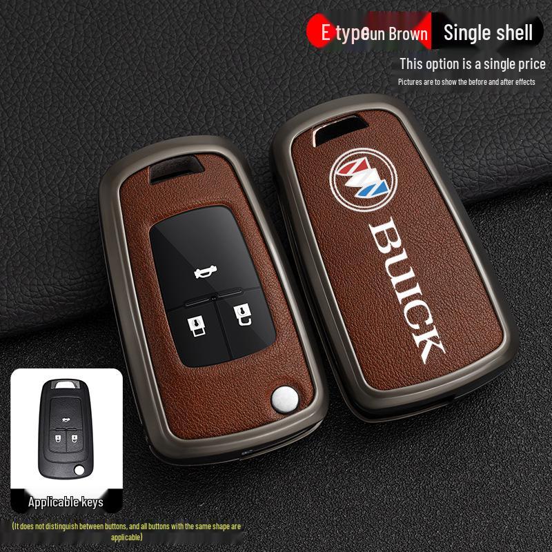 2021 Buick Excelle Key Cover: New GT Buckle Car Folding Metal Shell for Men
