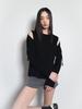 Visus Fold Over Shorts_Charcoal