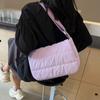 Kwadratowa Pikowana Torba na Ramię z Nylonu Pikowana Bawełniana Torba Crossbody Puffer Torba Pod Ramię Damska