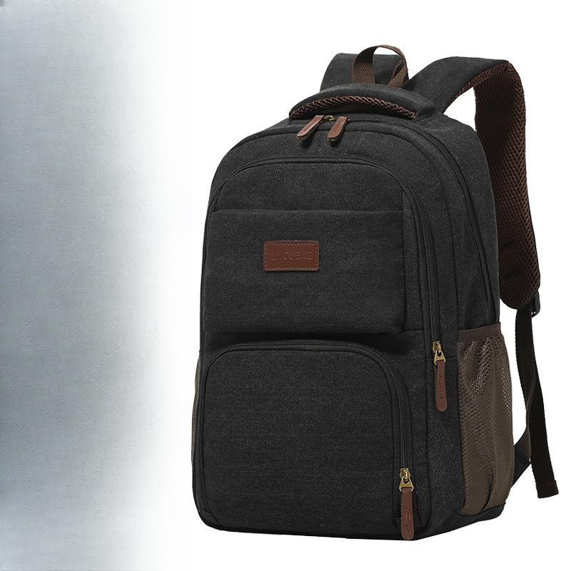 Modischer Herren-Rucksack, Hochwertige Canvas-Tasche, Lässiger Damen-Rucksack, Rucksack mit großem Fassungsvermögen, Wasserdichte Computertasche