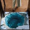 3D Vision Trap Doormat Entrance Door Rug Bathroom Door Waterproof Mat Anti-slip Floor Mat Washable Bedroom Decor Soft Carpet