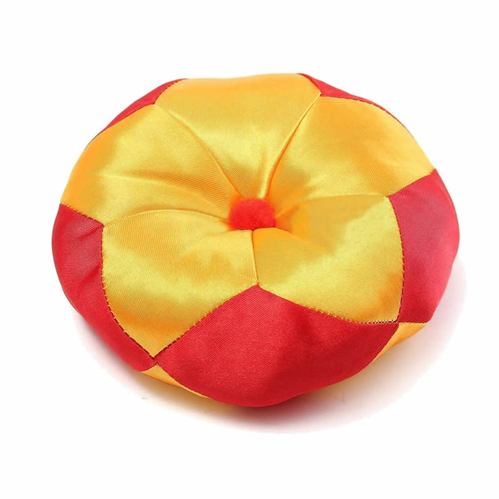 Hiro 3-Piece Orin Set (Rin, Rin-bou, and Zabuton) - 9cm Diameter (3 Sun) - Brass Bell, Ring, and Bell - Buddhist Altar Accessories - Gold Color -