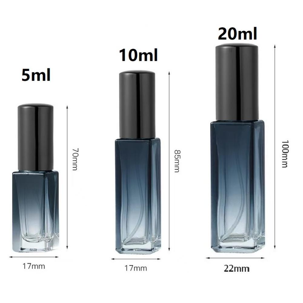 5ml / 10ml / 20ml Perfume Spray Bottles with Empty Glass Perfume Atomizers, Travel Spray Refill Kits, Three Sets