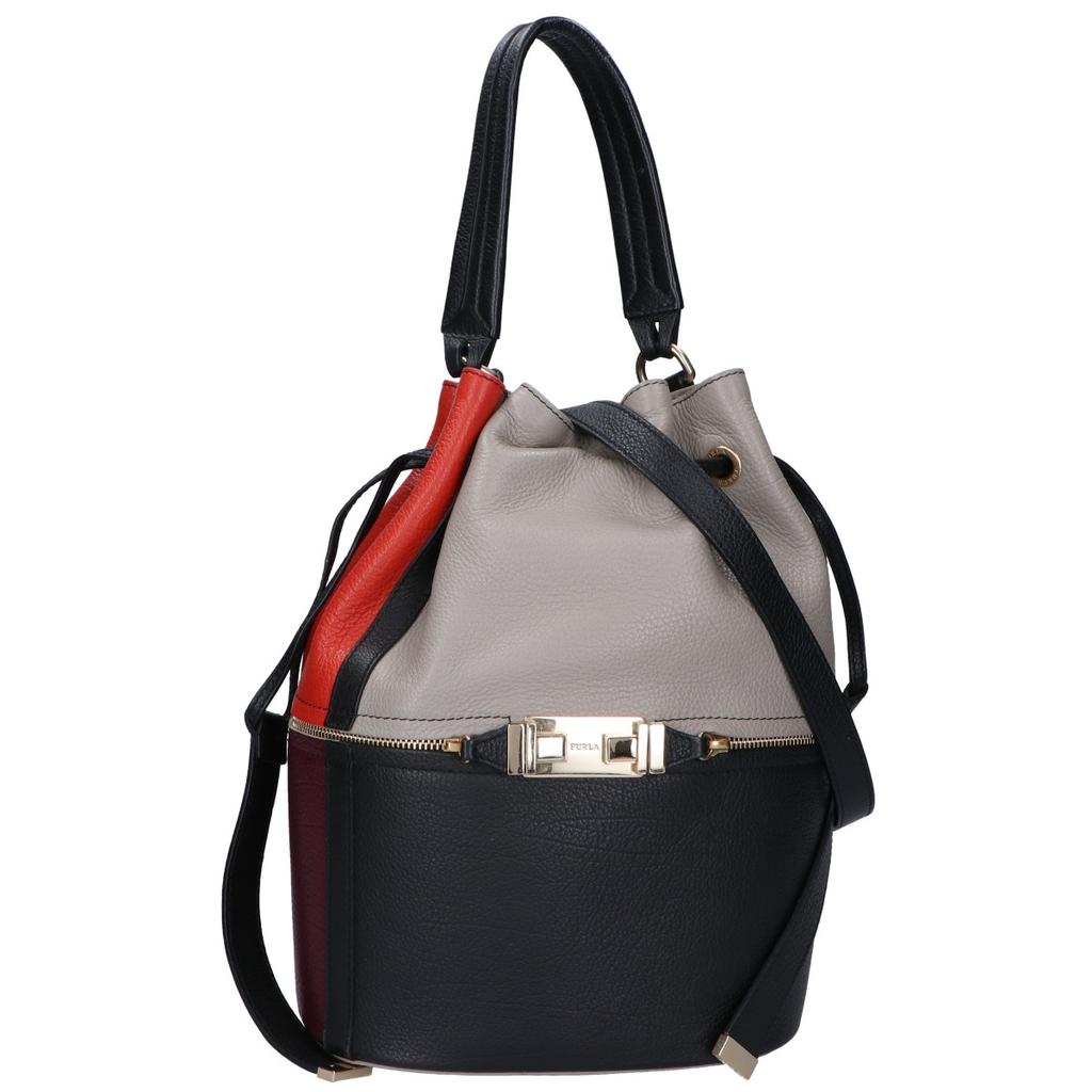Furla Viva Drawstring 2WAY Handbag multicolorUsed