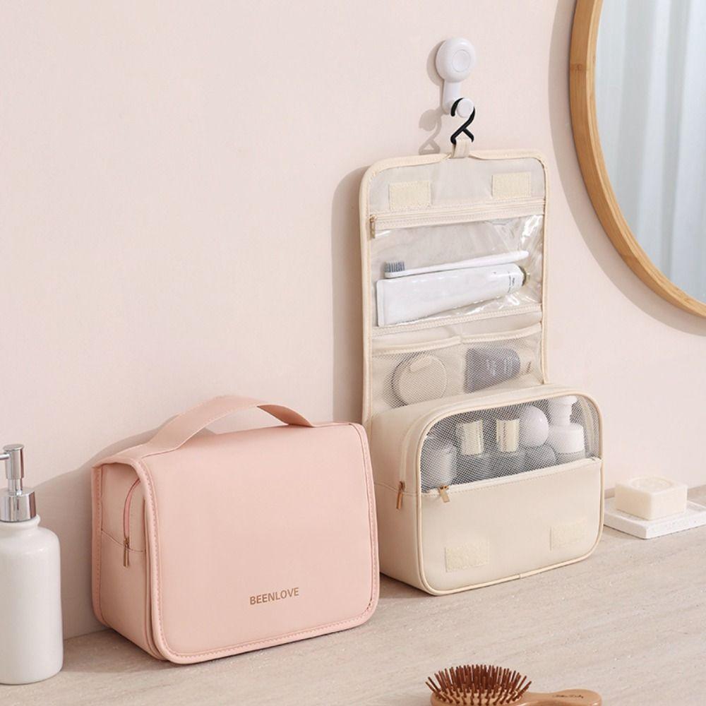 Large Capacity Large Cosmetic Bag Waterproof Travel Bag INS Dust-proof Storage Bag  Outdoor