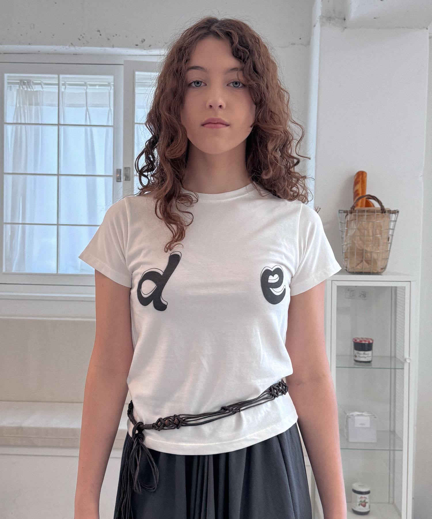 Delaidy D E Logo T-Shirt (White)
