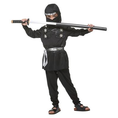 Παιδική στολή Ninja Samurai Kombat Warrior Child Boys Girl Φανταχτερό φόρεμα αποκριών