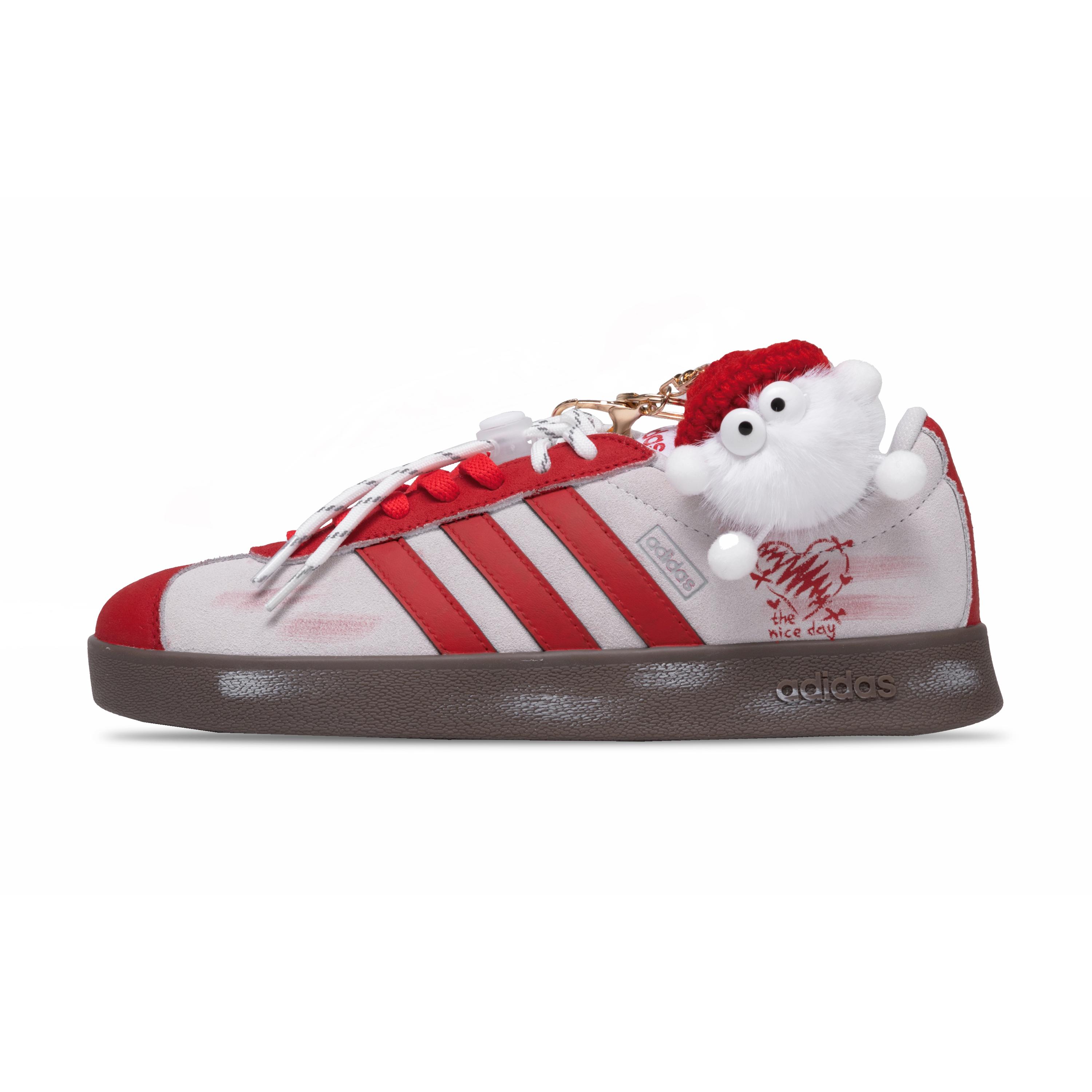 

Adidas Neo VL Court 2.0 Skateboard Shoes Unisex Low top White HQ1802(Team692-) 40⅔