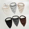 New Fashion Bohemian Solid Color Hair Scrafs Turban Headband Sweet Cotton Headscarf Triangle Bandanas For Women Hair Accessories