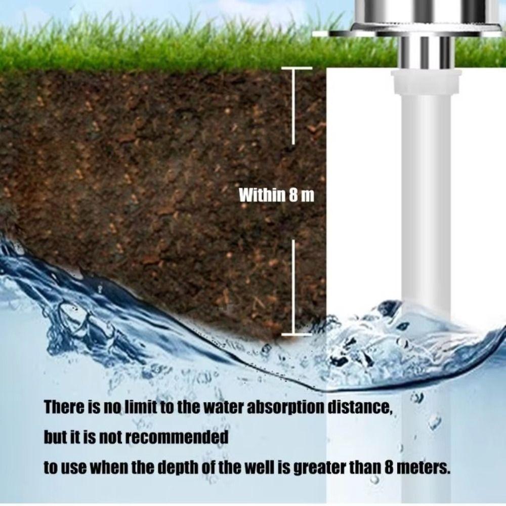Ergonomická rukojeť Nerezová vodní pumpa Nerezová ruční pumpa na vodu Domácí zahrada