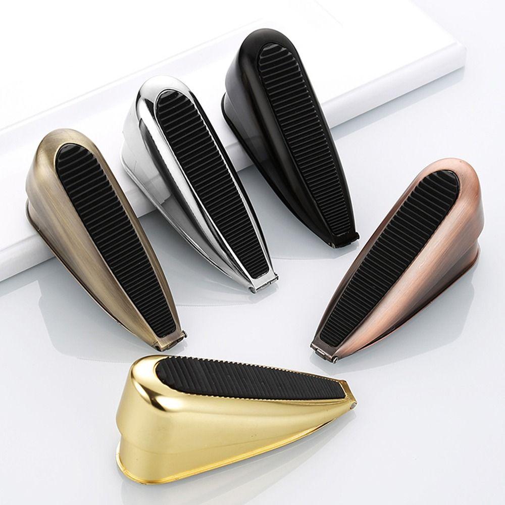 

Windproof Zinc Zinc Zinc Alloy Spring Door Stopper Mute Hardware Tool Portable Fixed Door Stop Household style 5