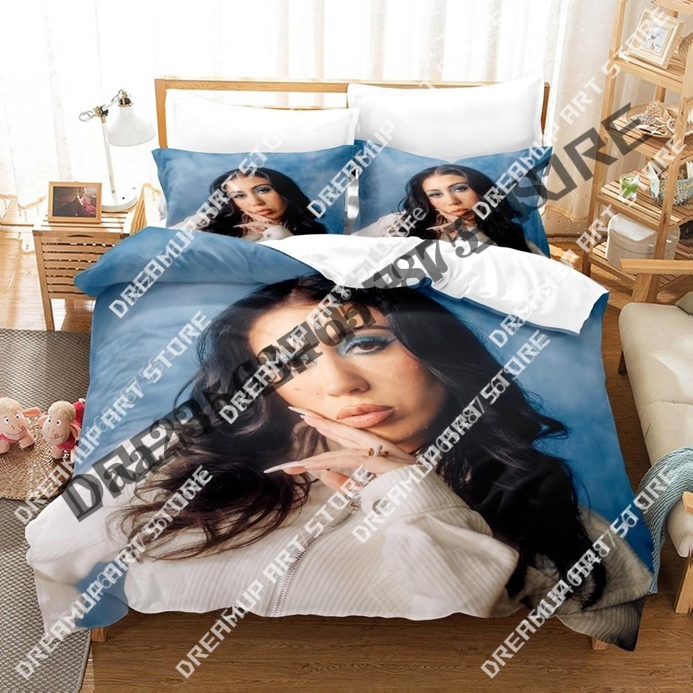 3D Print Kali Uchis Singer Bedding Set Twin Queen King Full Size Duvet Cover Pillowcase Bed boys girls Adult Home Textiles