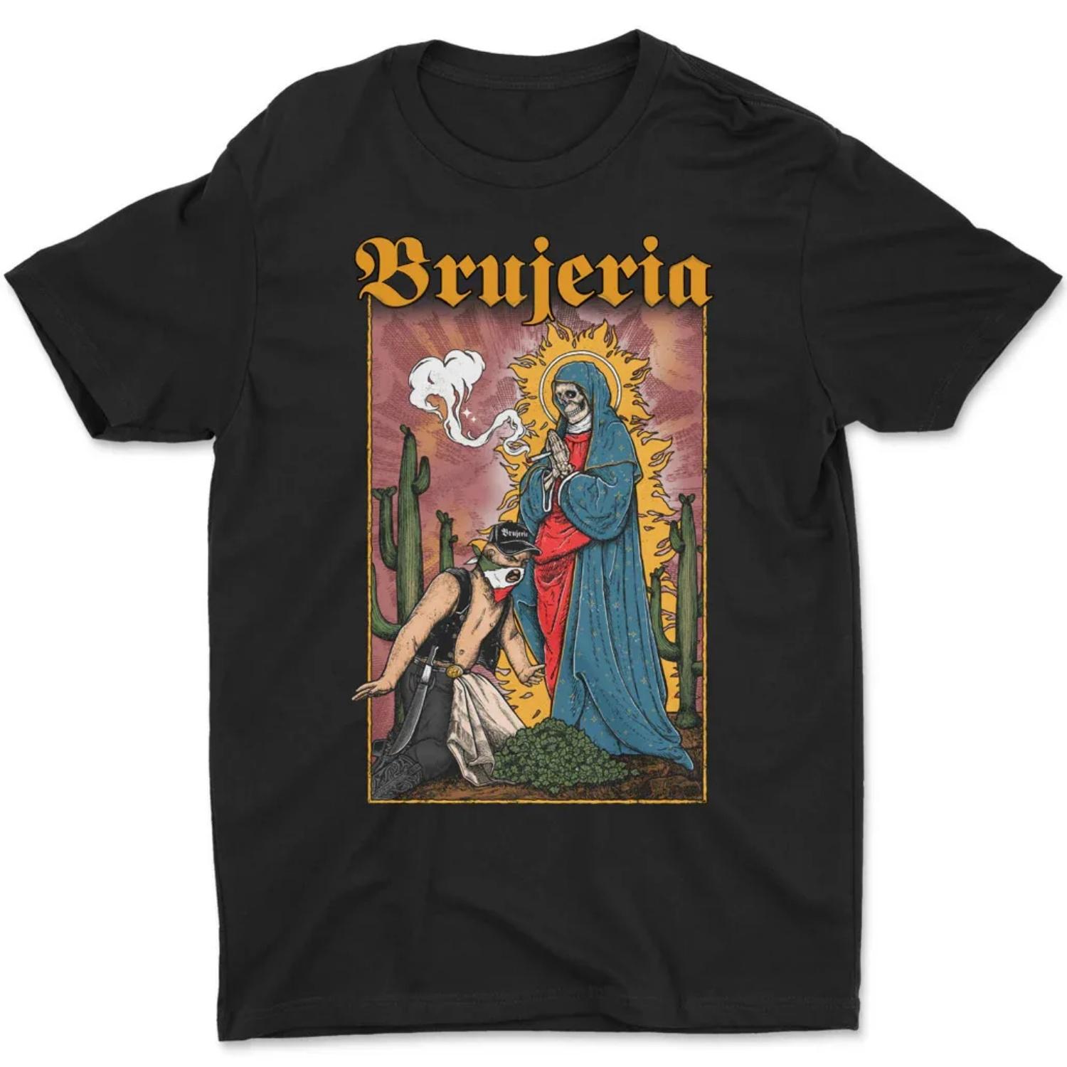 

Brujeria Музыка группы на сцене Черная футболка Хлопок Все размеры XXXXXL чёрный