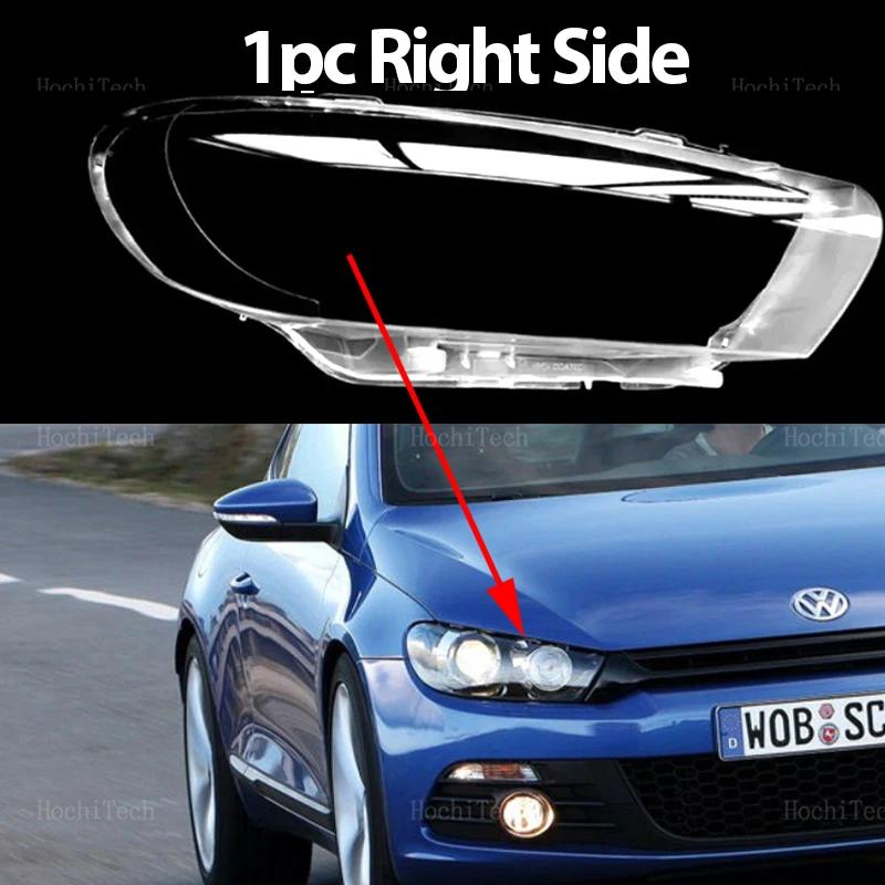 Car Headlamp Cover Headlight Lens Glass Cover Lampshade Bright Shell Lens Covers For Volkswagen VW Scirocco pre-facelift 2008-14