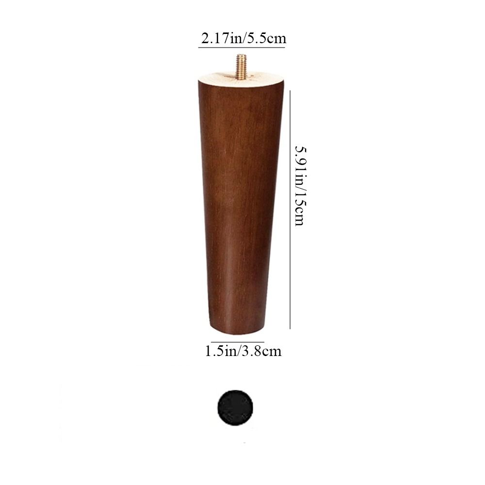 Conical Durable Replacement TV Cabinet Chair Sofa Leg Furniture Leg Table Feet for Coffee Table