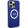 Audi Iml Big Logo Magsafe Case Iphone 15 Pro Max 6.7 Niebieski/Navy Blue Hardcase Au-Imlmip15Pm-Q5/D2-Be