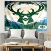 1PC Bucks Team Logo Artwork Quick-Dry Tapestry, Unique Design Tapestry, Suitable for Bedroom,Livingroom, Playroom,Heartwarming Holiday Gifts