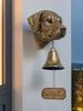 Animal Welcome Bell with Welcome Sign Dog Welcome Doorbell Wall Mounted Dog Door Bell for Farmhouse Home Front Door Entrance