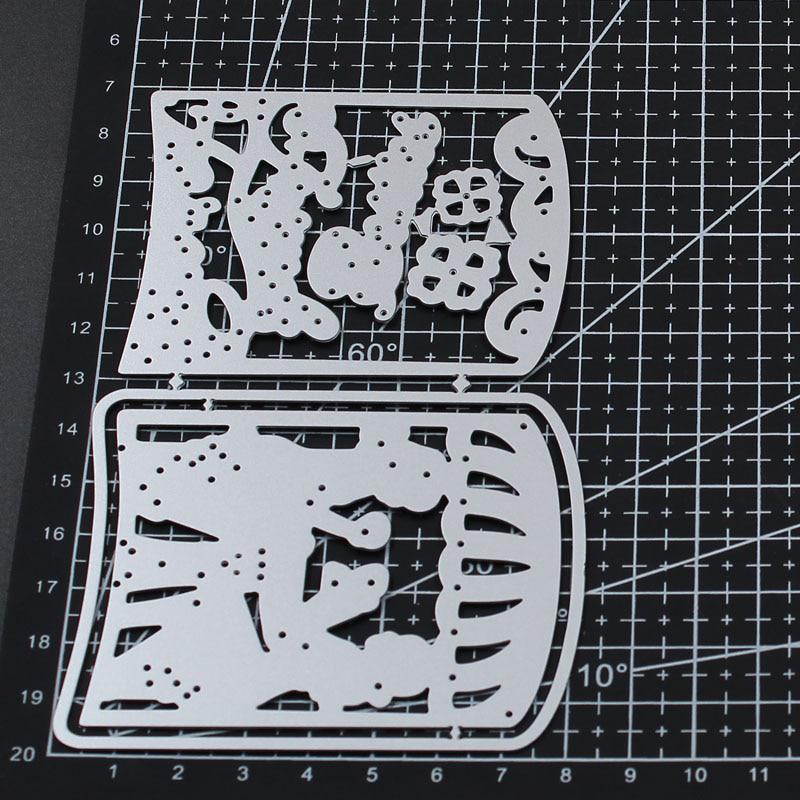 Friends Cafe Scene Metal Cutting Dies Stencils Scrapbook Photo Album Paper Card Decorative Embossing