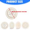 4Pieces Wood Stitching Thread Holder Disc Numbered Embroidery Floss Thread Organiser Embroidery Thread Dispenser Disc