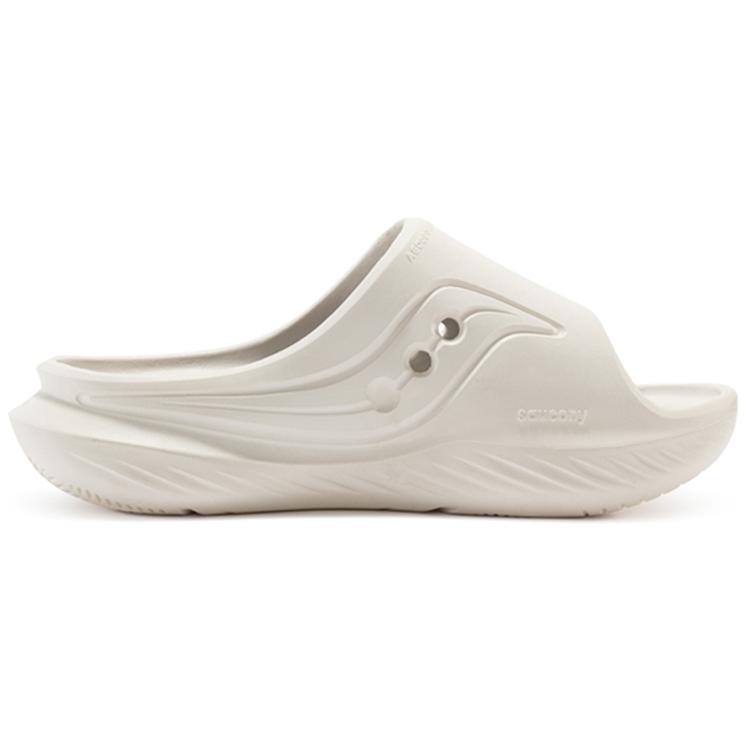 Saucony Cradle Slip Resistant Abrasion Resistant Casual Slippers Unisex Black White S28901-3